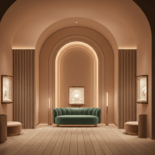 Zamera luxury jewellery showroom